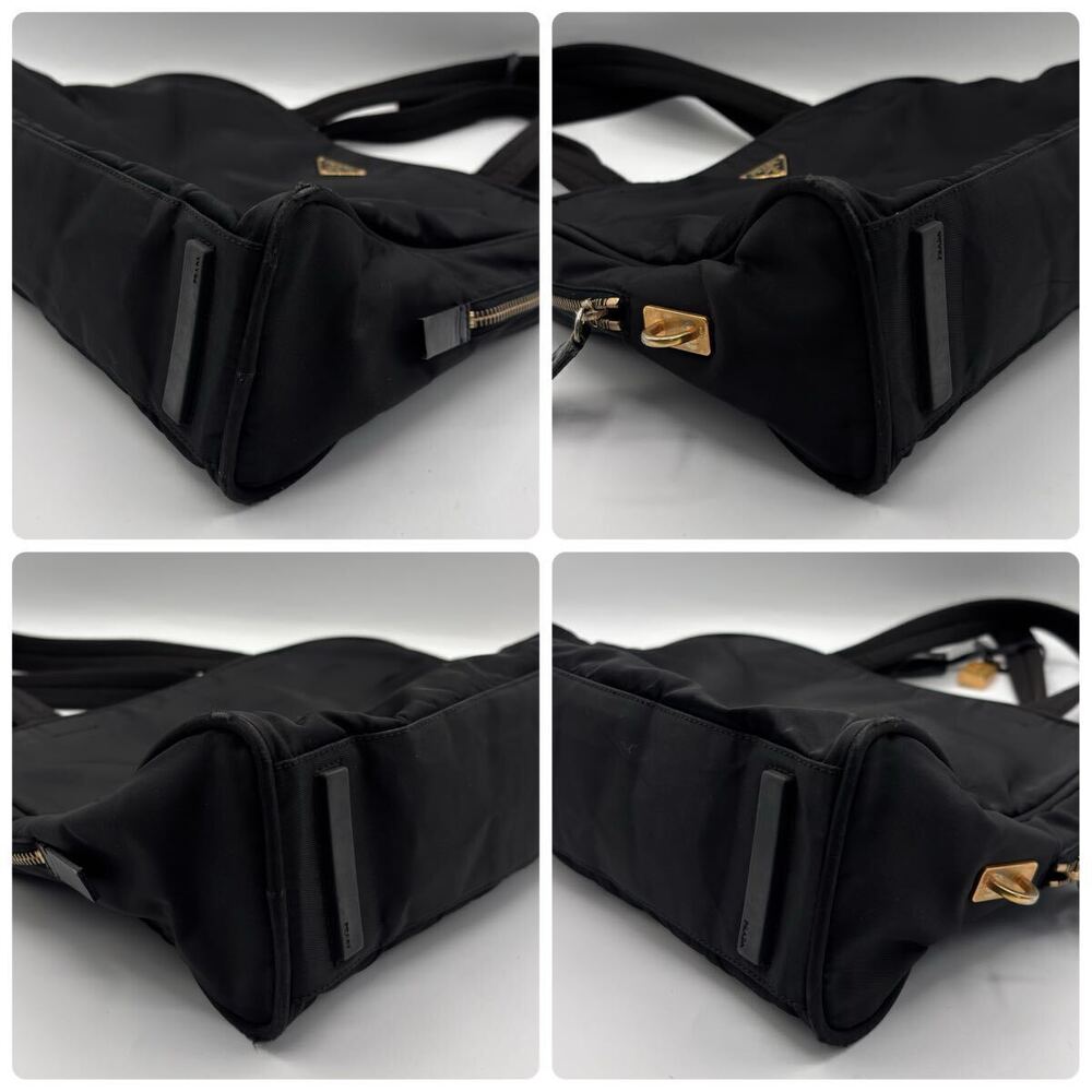 Prada Tessuto Top Handle Bag Black - Picture 9 of 10